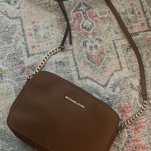 Micheal Kors Brown Crossbody Bag